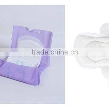 Pure cotton and not contain fluorescent agents OEM brand sanitary napkins