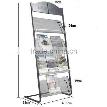 4 Tiers Metal Billboard Magazine Brochure Stand photo-2