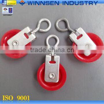 Competitive Price Slide Bracket Cable Nylon Pulley Wheel With Stainless Steel Axle for Tent and Greenhouse Frame Use YS50030 photo-3