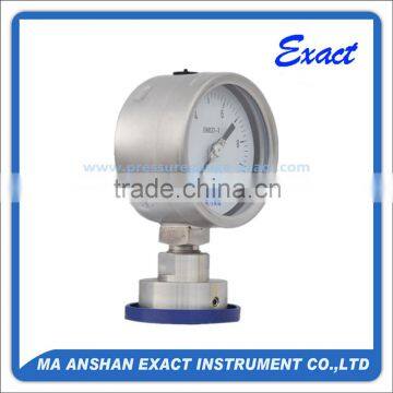 stainless steel sanitary diaphram pressure gauge