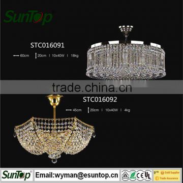 2016 european crystal chandelier raindrop with Energy Saving