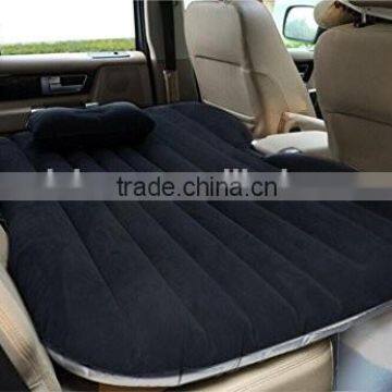 Inflatable car bed for back seat auto parts PVC car back seat mattress air bed for slepping travel cushion with pillows