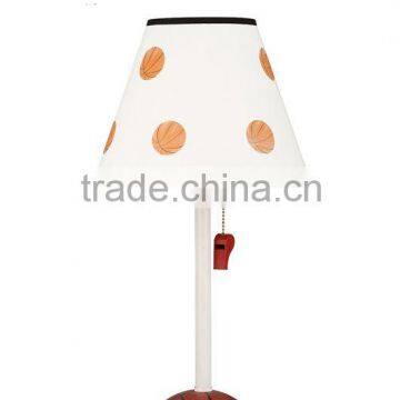 Sports ball base table lamp for children's room