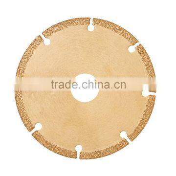 Vacuum Brazed Diamond saw blade for Cutting Marble and FRP