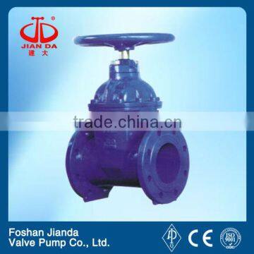 Cast steel resilient seated stem gate valve