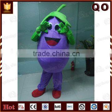 costumes import from china outdoor purple mascot costume