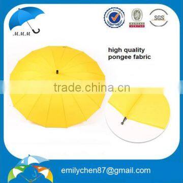 2014 HOT yellow stick auto chinese umbrella