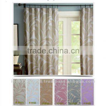 Polyester Satin Jacquard Fabric For Curtain