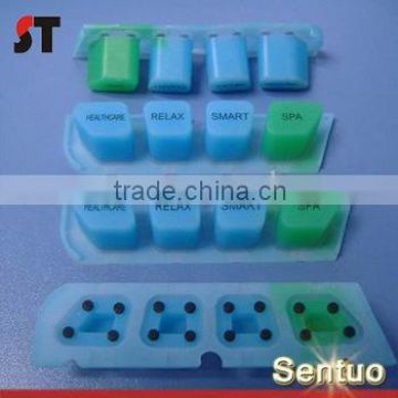 High quality OEM design silicone rubber push button for remote control