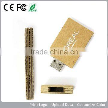 Promotional paper wood usb flash drive ,USB Pendrive,USB Flash Disk