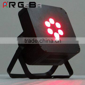 New hottest selling 6leds 3W RGB 3in1 wireless battery led stage light led par light