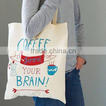 Factory price hot selling printed canvas bag, canvas bag printing