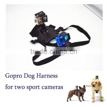 For Gopro SJ4000 Accessories Fetch Dog Harness Chest Fetch Strap Belt Mount For GoPro Hero 4 3+ 3 2 Auction Camera