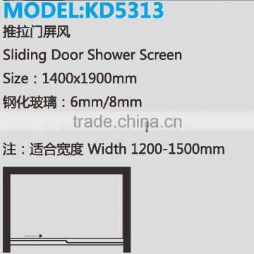 China Supplier Kmry Bathroom Sliding Glass Door KD5313 photo-2