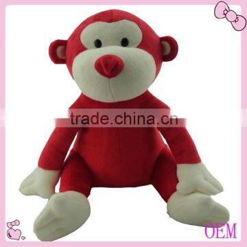 Factory wholesale funny red monkey plush toys