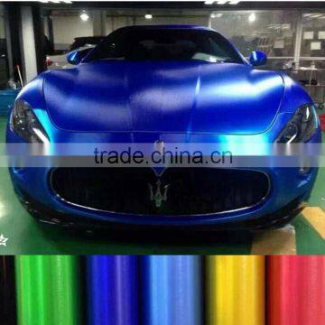 Chrome Brushed metallic auto full body vinyl car decoration sticker