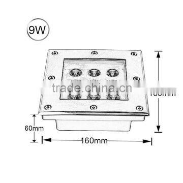 85-265v 4W Square Led Underground Inground Lighting Outdoor photo-4