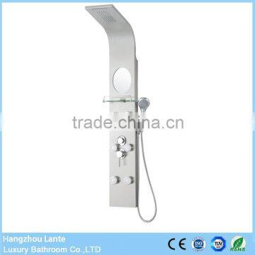 Popular Mirror Shower Column with Commodity Shelf