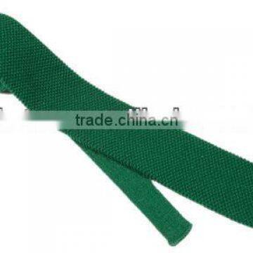 green knitted skinny mens polyester tie neckties