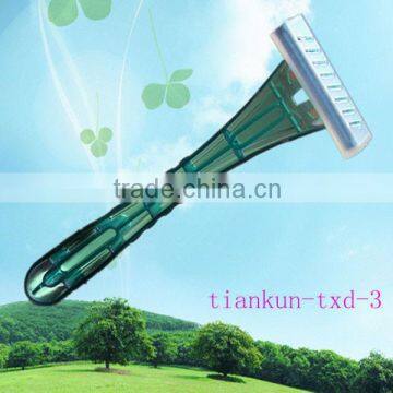 Factory production of double blade razor, comfortable use