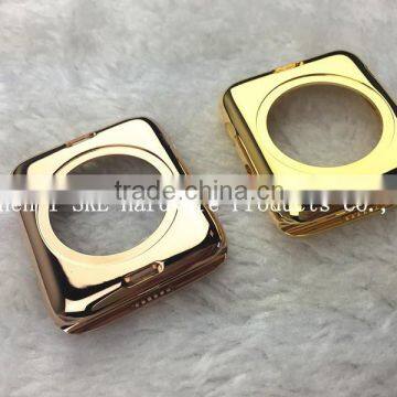 Wholesale For Apple Watch 24kt Real Gold Plating Housing,for Apple Watch Crystal Housing in Gold