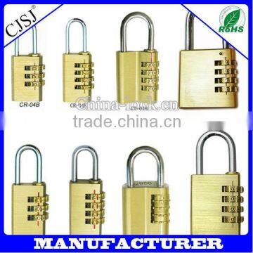 2016 Fashion Popular Hot Sale 4 Digital combination brass lock for furniture locks