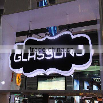 Crystal Light Box Name Led Sign Board For Shop