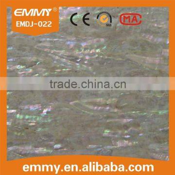 High Quality Green Natural Abalone Mother of Pearl Shell Paper Fan Paua Shell Laminate photo-5