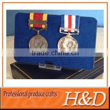 bronze medal badge with ribbon & box