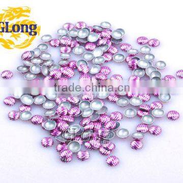 7mm Hot Fix Iron-on Nailhead Round Aluminum DIY For Nail Art Bag Shoe Case Garment Phone Jewelry #GT104B-7Z(107)