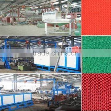 PVC spray silk carpet production line