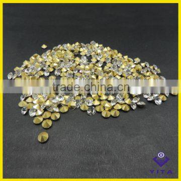 wither crystal glass rhinestone for fashion dress