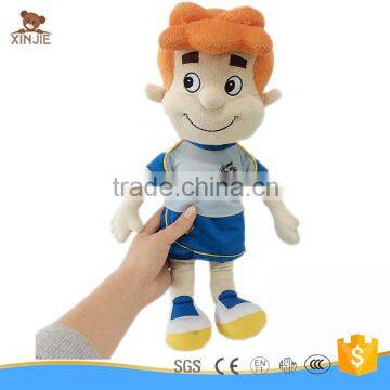 custom made plush boy doll with t-shirt