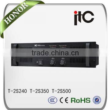 ITC T-2S240 Series 240W 350W 500W 2 Channel Mono Audio Power Amplifier