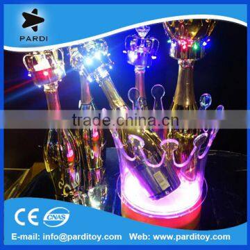 2016 Bar promo LED crown illuminated ice bucket