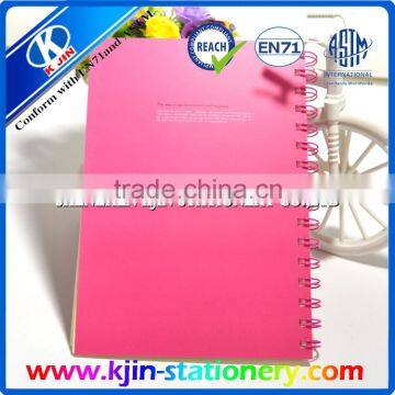 Custom hot sale composition cover printing spiral notebook with custom printing