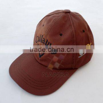 Golf Baseball Cap Brown