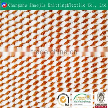 Direct supplier custom 100% polyester double-colored shu velveteen fabric hotel bedding fabric