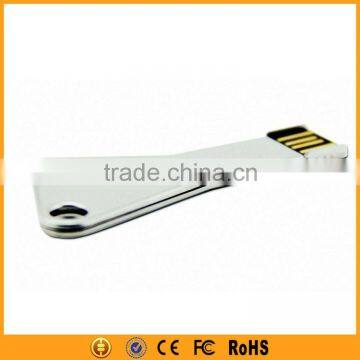 Metal Black Colloid Key Shape Engrave Special USB Flash Drive 2GB photo-2