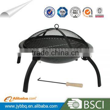 26inch portable folding bbq fire ring