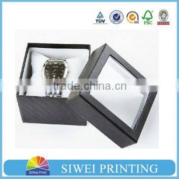 Luxury Wholesale Branded Custom Gift Watch Packaging Box With Lid, Wrist Display Storage Mens Luxury Leather Watch Box Quality Choice photo-2