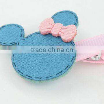 Fashion Grosgrain Ribbon Hairclips Butique Hair Accessories Hairclips For girls