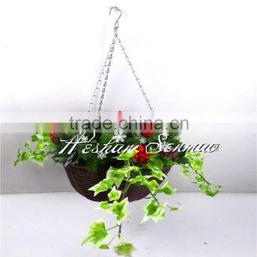 2016 manufacturer types of artificial flowers basket simulation flowers ball for wall decor