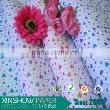 2016 wholesale Gift wrapping flower rainbow paper sheet