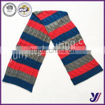 High quality multicolor wool felt winter knitted infinity scarf pashmina scarf (can be customized)