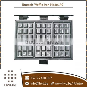 Durable and Long Lasting Brussels Waffle Iron with 3 Large Waffles