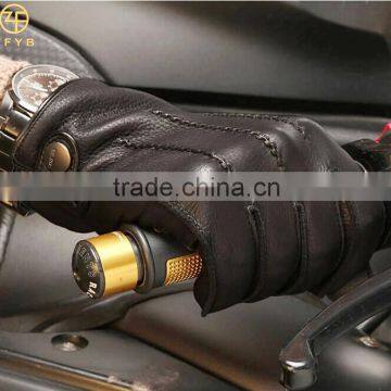 ZF5628 Italian high quality Cashmere Lined Deerskin Dress Driving Gloves for men