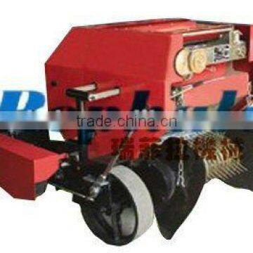 farm use mobile or horizontical type corn straw, hay, grass, wheat, rice straw round bundling machine and straw baler for silage