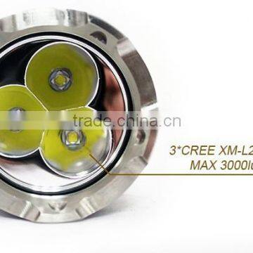 HI-MAX X7 3*Cree XM-L2 U2 LED 12v 30w High Power Led 3000lm photo-5