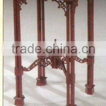 Silver Table Mahogany Indoor Furniture.